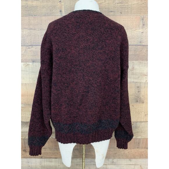 Vintage 1980’s 90’s Wool Blend Oversized Sweater Sz M USA Cottage Simple - Picture 6 of 8